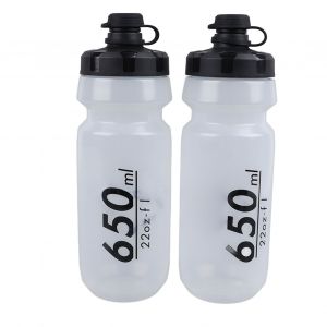 Lot De 2 Bouteilles D'eau Pour Velo, En Plastique De Qualite Alimentaire, Grande Capacite, Anti-Poussiere, Avec Bec Verseur En Silicone - Neuf