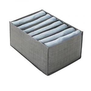 Grande armoire Organisateur de vêtements Organisateurs de placards et rangement Organisateurs de tiroirs en tissu pliable Séparateurs pour vêtements Jeans Pull Soutiens-gorge - Neuf