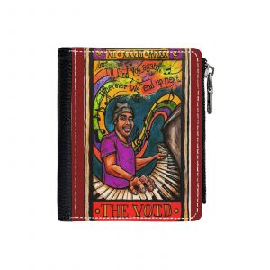 Portefeuille Le Vide_3007 Compact en Simili-Cuir PU Porte-Cartes avec Fermeture Éclair Multi-Poches Unisexe Homme Femme Ad - Neuf