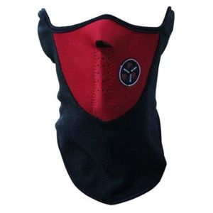 1pc Rouge Vélo Masque - Masque De Ski - Masque - Moto Masque - Masque De Ninja Rouge Taille Unique - Neuf