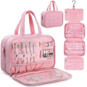 Les femmes d'accrochage sac de toilette avec compartiment à bijoux - Neuf