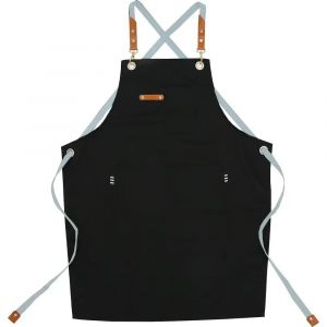 Tabliers Réglables Multi-Poches,Logo Personnalisé,Imperméable,Pour Cuisine,Hommes Et Femmes,Serveur De Café,Restauration,Uniforme De Travail De Chef.Style C-Black. - Neuf
