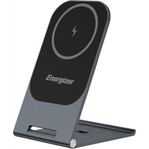 SJZG-Chargeur Sans Fil Induction Aluminium Stand Wireless Support De Charge Pliable Rapide 15 W, Certifi&eacute; Qi Double Modes De Charge Pour Iphone 16 15 14 13 12 Pro Max Xr Plus Samsung S23 (Wcp102) - Neuf