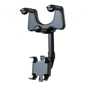 Support De T&eacute;l&eacute;phone De R&eacute;troviseur De Voiture Support De T&eacute;l&eacute;phone Portable De Rotation &Agrave; 360 Degr&eacute;s Ajustement Universel Pour Voiture - Neuf