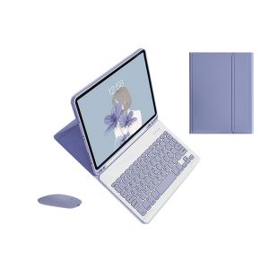 &Eacute;tui clavier Bluetooth avec souris d&eacute;tachable pour iPad 11/10 - Neuf