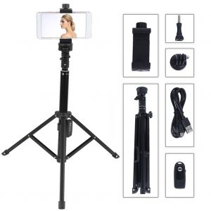 Trepied De Support Pour Photographie En Direct, Perche A Selfie Avec Telecommande Bluetooth Pour Telephone Portable, Camera De Mouvement - Neuf