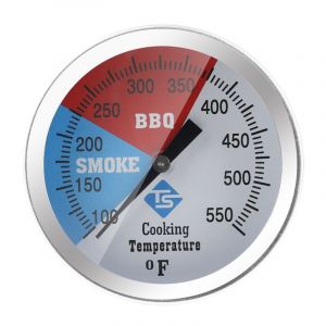 BBQ Thermomètre, Thermomètre à Four, Barbecue en Acier Inoxydable Thermomètre, BARBECUE en plein air Thermomètre de la Température, Fumeur, Analogique Numérique Thermomètre de Cuisine Thermomètre - Neuf