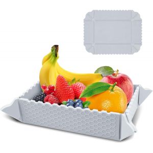 Bols Pliables,Bol Pliable Camping,Bo&icirc;te &Agrave; Lunch Pliante,Design Pliable Et L&eacute;ger,Id&eacute;al Pour Le Camping Et Les Pique-Niques. Gain De Place,Portabilit&eacute; Facile,Mat&eacute;riaux Durables Et &Eacute;cologiques.[A73] - Neuf