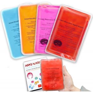 JGD-Chauffe-mains r&eacute;utilisable avec poche en gel pour le camping, l'ext&eacute;rieur, l'int&eacute;rieur, le travail, les &eacute;tudes, le camping, cadeaux chauds - Neuf