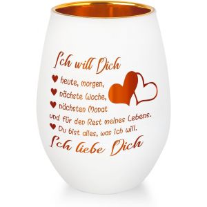 KALANKA-Photophore en verre pour femme, homme, maman, épouse, cadeaux personnalisés, photophore avec gravure pour la fête des mères, un anniversaire, Noël, un anniversaire de mariage - Neuf