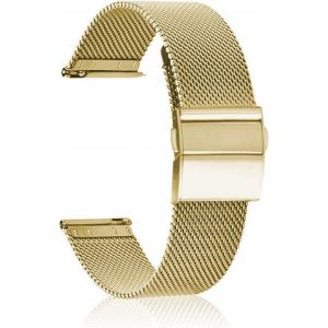 Eryi-Bracelet De Montre Métal Pour 22mm 20mm Bracelet De Montre En Acier Inoxydable Réglage Rapide 22mm 20mm Bracelet De Remplacement Pour Homme Femme - Or - Neuf