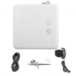 Kit mini aerographe T-200k, pompe a air pour peinture sur gateau, 110-220 V (prise americaine) - Neuf