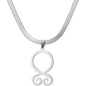 Kal-Collier Croix De Troll Pendentif Viking Acier Inoxydable Croix De Troll Amulette De Protection Bijoux Nordiques Pour Hommes Femmes - Neuf