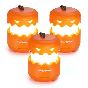 Luminaire Citrouille Halloween 3 Pieces Everbrite, Lanterne Halloween Citrouille Led, Halloween Decoration Citrouille Lumineuse Interieur Exterieur Jardin, Accessoires Decor Fete D'halloween Activites - Neuf