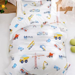 Ulteronixshop-Housse De Couette Enfant Bebe 100 X 135 Cm En Coton Avec Fermeture &Eacute;clair - Neuf