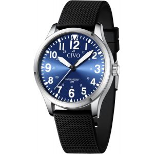 Eryi-Montres Homme Bracelet Imperméable Luxe Quartz Analogique Sport Militaire Minimalist Outdoor Simple Adolesct - Neuf