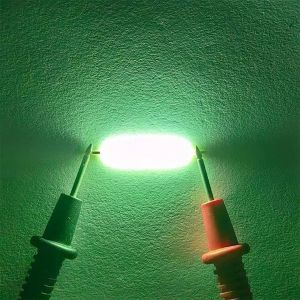 SJZG-Filament Flexible Led 10 Pièces De Filament Led Cob 18.8Mm 29Mm 38Mm 54Mm 68Mm, Pièces D'Ampoule Edison Dc 3V 12V 57V, Pièces De Diode À Incandescence,Green,68Mm Dc3V 10 Pièces - Neuf