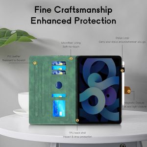 Coque Pour Samsung Galaxy Tab A6 10.1 2016 (Sm-T580/T585) Housse De Protection Étui À Rabat Avec Veille/Réveil Automatique Coque Tablette Samsung Galaxy Tab A 10.1 2016, Vert - Neuf
