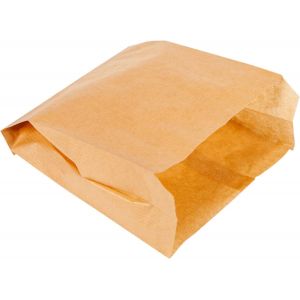 Mevronisshop-Lot De 100 Petits Sacs En Papier Kraft Marron, Petits Sacs En Papier, Sacs &Agrave; Pain, Bonbons, Confiseries, G&acirc;teaux, Restauration Rapide, Sacs De Boulangerie, &Eacute;piceries (15 X 6 X 17 Cm) - Neuf