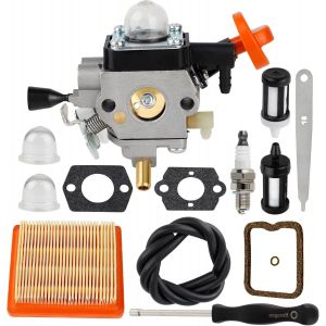 Carburateur pour Tronconneuse Stihl FS91R FS111 FS89 KM91R KM111R FC111 avec Filtre a Air et Kit de Reglage - Neuf