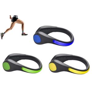 Lampes Led &Agrave; Clipser Pour Chaussures, Pour Plus De S&eacute;curit&eacute; La Nuit - Lot De 3, Design En Forme De U, Lumi&egrave;re Clignotante, Faciles &Agrave; Allumer Et &Agrave; &Eacute;teindre, Compatibles Avec La Plupart Des Chaussures - Neuf