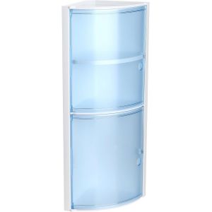 Etagere Plastique de 3 Niveaux | R&eacute;sistance &agrave; l'Humidit&eacute; | Inclut Fixation avec Vis et Compatible avec Syst&egrave;me Quick Fix | Int&eacute;rieur et Ext&eacute;rieur | Charge jusqu&iquest;&agrave; 30kg &iquest; Mod&egrave;le Lombok &iquest; Marron - Neuf