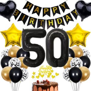 D&eacute;coration 50E Anniversaire Homme D&eacute;coration G&acirc;teau 50 Anniversaire Femme Homme D&eacute;coration Cadeau Pour 50E Anniversaire Homme Or Rose Anniversaire 50 Homme 50 Ans Anniversaire D&eacute;coration Ballon 50 An - Neuf