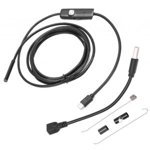 XYONG Camera endoscopique industrielle HD AN97-5.5 avec objectif 5,5 mm, anticorrosion et durable pour la revision industrielle, 1 m - Neuf