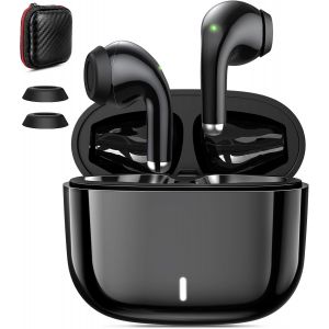 Ecouteurs Bluetooth Sans Fil Pour Iphone 16E 16 17 Pro Max,Casque Bluetooth 5.3 50 Heures Contr&ocirc;le Tactile Hifi St&eacute;r&eacute;o &Eacute;couteurs Usb C Casque Usb-C Charge Rapide Pour Samsung S25 A16 A17 A56 Pixel 9A - Neuf