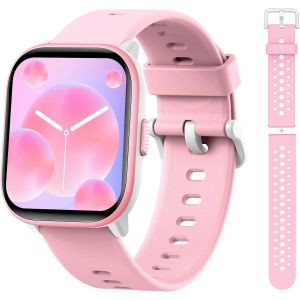 JGD-Montre connect&eacute;e pour enfant,1.5"" Montre Podometre,19+ Modes d'entrainement,fr&eacute;quence Cardiaque,Suivi du Sommeil,Longue dur&eacute;e,&Eacute;tanche,Cadeau pour les filles et les gar&ccedil;ons 6-15,tracker enfant - Neuf