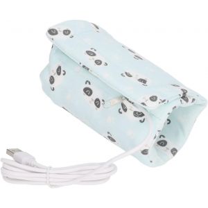 Kalanka-Housse De Chauffe-Lait De Portable, Sac Chauffe-Biberon Usb, 13,6 X 28,5 Cm/5,4 X 11,2 Pouces, Chauffe-Lait De &Agrave; Chauffage Rapide D&eacute;tachable, Produits Pour B&eacute;b&eacute;s (Panda) - Neuf