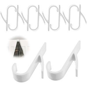 10 Pcs Crochet Radiateur Rond, Patere Radiateur Seche, Accroche S&egrave;che-serviettes Plastique,Crochet Serviette Salle De Bain,Crochets pour Chauffant Peignoir,Tous Les Radiateurs Standards - Neuf