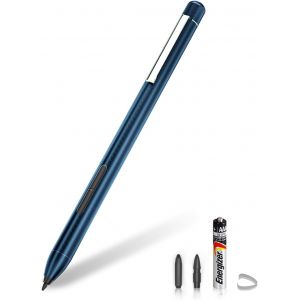 KALANKA-Stylet HP MPP 1.51 Compatible avec Ordinateurs Portables HP Spectre X360, HP Envy X360, HP Pavilion X360, avec sensibilité à la Pression 1024, rejet de la Paume, Pile AAAA Argent - Neuf