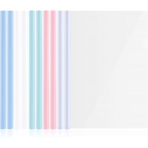 Chenquansarl-Pcs Clear Covers Report Avec U-Type Sliding Bar, Fournitures Scolaires De Bureau Transparent Resume Presentation File Dossiers Organizer Binder Pour Format A4 Papier - Neuf