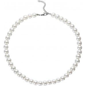 Kal-Collier Perles Femme 5mm/8mm/10mm Blanc Faux Choker Cha&icirc;ne De Perles 40+5cm Perles Bijoux Cadeaux Pour Adolescentes Filles - Neuf