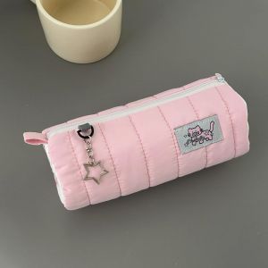 Trousse À Crayons En Rouleau De Serviette Rose,Sac De Rangement Pour Stylos Souples Kawaii,Pochette À Cosmétiques,Dessin Animé,Grande Capacité,Papeterie Fournitures Scolaires Pour .1. - Neuf