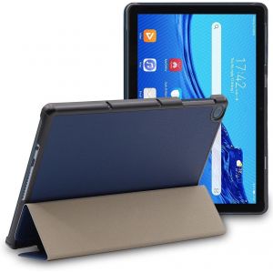 Coque Pour Huawei Matepad T 10, T 10s, Etui Slim Cover, Housse Pu Cuir Rabat Magn&eacute;tique, Bleu Fonc&eacute;[Coq9125426] - Neuf