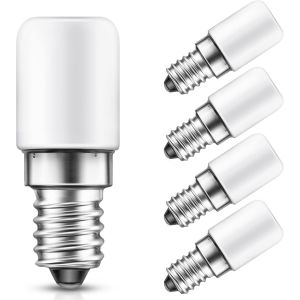 Kaleidoscope-Ampoule Frigo, Lampe E14 Led Pour Refrigerateur 1.5w, Équivalent 15w Incandescent, Blanc Froid 6000k, 135lm, Non Dimmable, Petit Ampoule Led E14 Pour Hotte Cuisin, Lampe De Sel,[Q3152] - Neuf