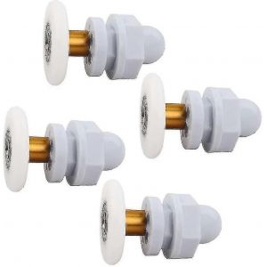 4 Pi&egrave;ces Roue De Porte De Douche 25mm Rouleaux De Porte De Douche Rouleaux De Douche Rouleau De Porte De Douche Roulette De Porte De Douche Coureurs De Porte Sxq - Neuf