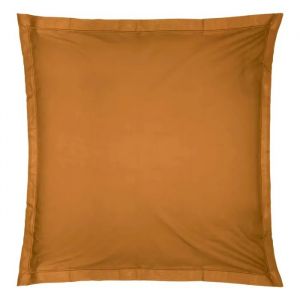 Taie D'oreiller - 63 X 63 Cm - Coton - Jaune - Uni - Neuf