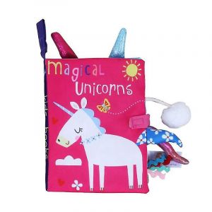 Jouet D'apprentissage Pr&eacute;coce Pour B&eacute;b&eacute; De 0 &Agrave; 36 Mois, Livre En Tissu &Agrave; Queue, Puzzle En Papier Sonore Interactif Parent-Enfant, Hochet En Tissu - Neuf