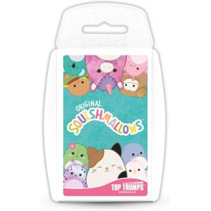 Chenquansarl-Squishmallows Specials Jeu De Cartes, Jouer Avec Cam Le Chat, Leonard Le Lion, Gordon Le Requin, Jeu De Voyage, Excellent Cadeau Éducatif Pour Les Enfants De 6 Ans Et Plus - Neuf