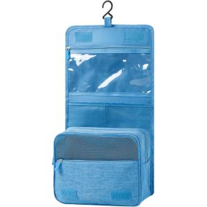 TIANYI-Trousse de Toilette, Pliable Grande Trousse de Toilette Voyage pour Hommes et Femmes,Multifonction Imperméable Sac Cosmétique Organisateur de Voyage avec Crochets - Neuf