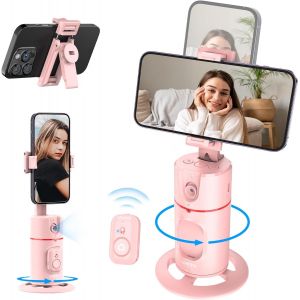 Cmjaagur-Suivi De La Cam&eacute;ra De T&eacute;l&eacute;phone Intelligent Selfie Stick, 360&deg; Support De T&eacute;l&eacute;phone &Agrave; Suivi De Vi Automatique Pas D'application N&eacute;cessaire Intelligent Pour Iphone15 14 13, Samsung, Huawe[M1303] - Neuf