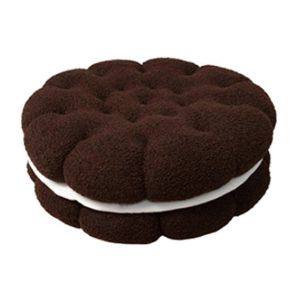 Coussin Rond Coussin De Sol En Peluche Cookie Yoga Meditation Pad-D - Neuf