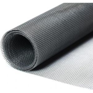 Moustiquaire Fenêtre 250cm x120cm,Moustiquaire,Rouleau Moustiquaire,Découpable Aux Dimensions Souhaitées Anti-Insectes Pour Porte Fenêtre Baie Vitrée-Gris - Neuf