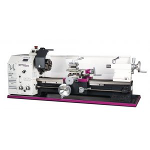 Tour &agrave; m&eacute;taux d'&eacute;tabli hauteur des pointes 140 mm entre-pointes 700 mm al&eacute;sage 26 mm 1,1 kW 230V vitesse variable Optiturn TU2807VB 230V - Neuf