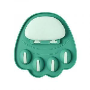 Support Mural Vert Pour Couvercles De Casseroles, Triomphe, Lot De 2 Supports Autocollants Pour Couvercles De Casseroles, Support Réglable Pour Couvercles Et Assiettes - Neuf