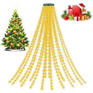JGD-Guirlande Lumineuse Sapin No&euml;L,2M 16 Lignes 400 LED de Guirlande Lumineuse Exterieure IP55 Etanche Guirlande 8 Modes Lumi&egrave;re Sapin de No&euml;l pour la d&eacute;coration du sapin de No&euml;l - Neuf