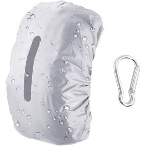 Jgd-Housse De Sac &Agrave; Dos R&eacute;fl&eacute;chissante Housse Sac &Agrave; Dos Imperm&eacute;able R&eacute;fl&eacute;chissante Housse De Pluie Sac &Agrave; Dos Couverture Anti-Pluie Avec Mousqueton Housse De Sac &Agrave; Dos Anti-Poussi&egrave;re Pour Camping - Neuf